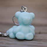 Solid color candy Bears earrings