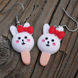 Animal popsicles earrings