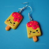 Kawaii Wink Ice Cream earrings