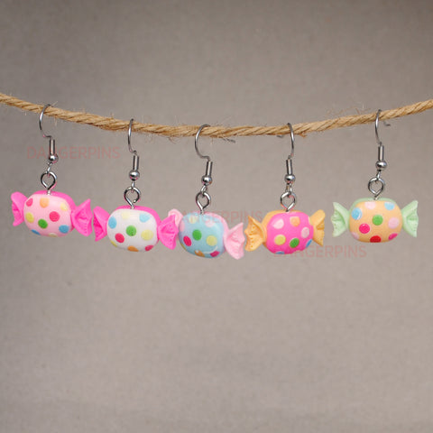 Dotted Candy sweets earrings