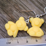 Solid color candy Bears earrings