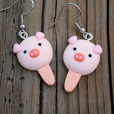 Animal popsicles earrings