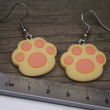 Chunky Cat Paw earrings