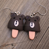 Animal popsicles earrings