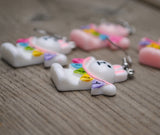 Happy Bunting Bunnies earrings