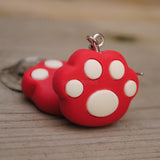 Chunky Cat Paw earrings