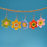 Layered blooming Flower earrings