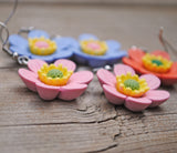 Layered blooming Flower earrings