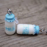 Mini milk bottles earrings