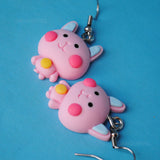 Bubblegum Candy Cats earrings