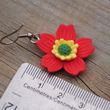 Layered Sakura blossom Flower earrings