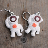 Spacefaring animals earrings