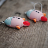 Cute Spaceship rocket earrings