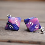 80's Dreams Swirl RPG dice earrings