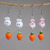 Bunny & Carrot earrings