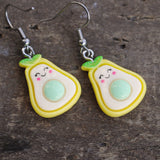 Colorful & Cute Avocado earrings