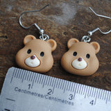 Stoic Bear head earrings