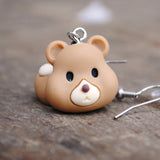 Stoic Bear head earrings