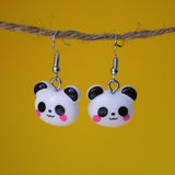 Cute Panda Head earrings