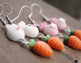 Bunny & Carrot earrings