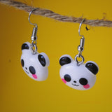 Cute Panda Head earrings