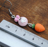 Bunny & Carrot earrings