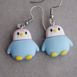 Gentle Pastel Penguin earrings