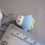 Gentle Pastel Penguin earrings