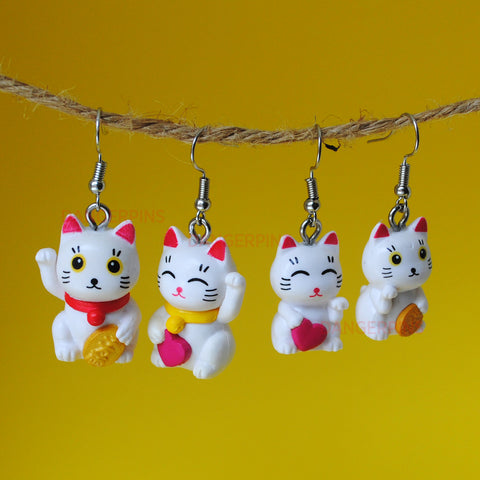 Lucky Cat earrings