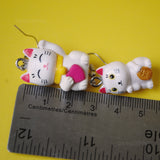 Lucky Cat earrings