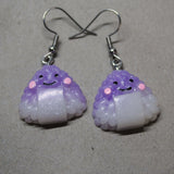 Happy contented rice balls earrings