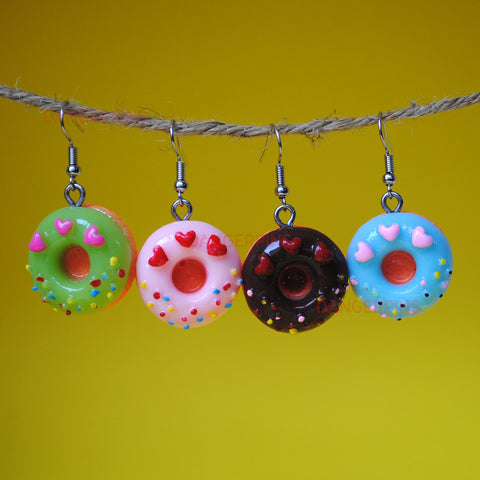 Heart Donut earrings