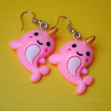 Chunky Narwhal Earrings