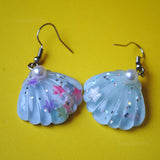 2 pairs of starry sea shells earrings