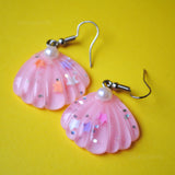 2 pairs of starry sea shells earrings