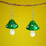 Large Fairytale Mushroom earrings - 6 colors!