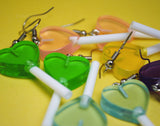 Heart Lollipop Earrings