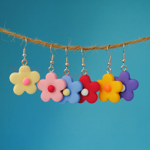 Simple Candy Flower earrings