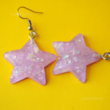 Star sparkle shards earrings