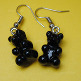 Small Solid Color Gummy bear earrings