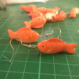 Goldfish earrings