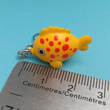 Happy bright  Yellow fish earrings :)