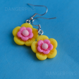 Layered Candy flower blooms earrings