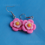 Layered Candy flower blooms earrings