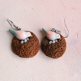 Nesting Birds earrings