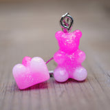 Candy Gradient Gummy bear earrings