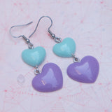 Candy Heart Drops earrings