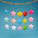 Candy Star cascades earrings