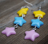 Candy Star cascades earrings