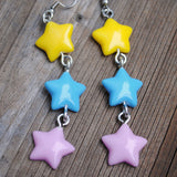 Candy Star cascades earrings